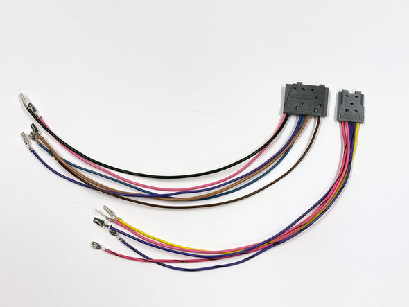 2 Window Switch Harness Bundle - 1969-77 B/E Body Mopar, Dodge, Plymouth - Concave Button