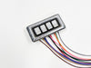 4-Button Power Window Switch Connector & Harness – 1969-1977 Mopar, Chrysler, Dodge, Plymouth - 4 Concave Button