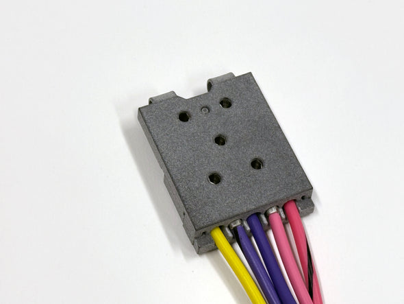 1-Button Power Window Switch Connector & Harness – 1969–1977 Mopar, Chrysler, Dodge, Plymouth - Single Concave Button