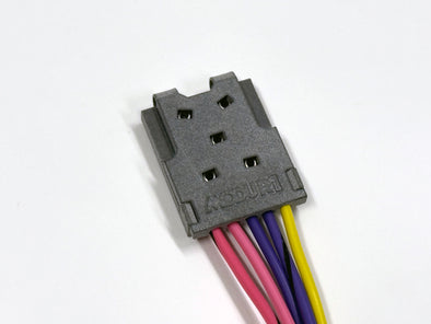 1-Button Power Window Switch Connector & Harness – 1969–1977 Mopar, Chrysler, Dodge, Plymouth - Single Concave Button