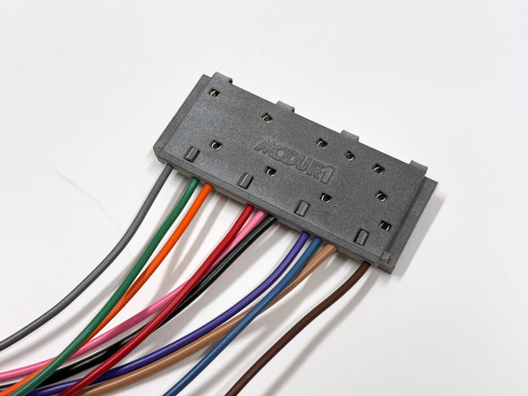 4-Button Power Window Switch Connector & Harness – 1969-1977 Mopar, Chrysler, Dodge, Plymouth - 4 Concave Button